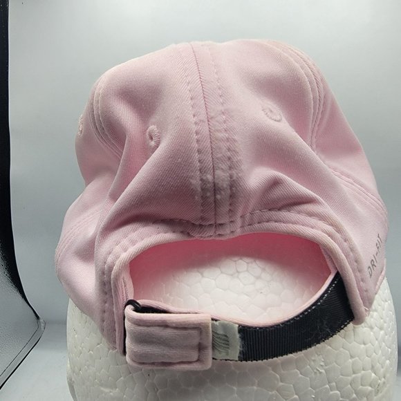 Nike Infant Dri Fit Swoosh Ponytail Baseball Cap Pink Comfort Cute Casual - Picture 3 of 7